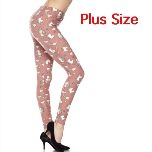 Pants - 🦄 Plus Size Unicorn Leggings 🦄